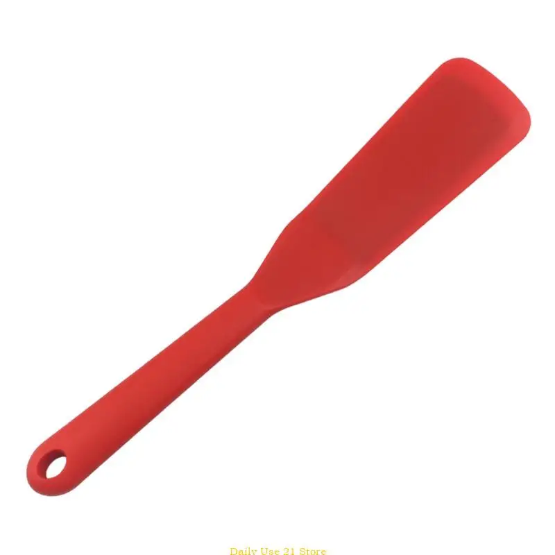 Silicone Omelet Spatula Turner Long Crepe Spatula Heat Resistant Cooking Spatula