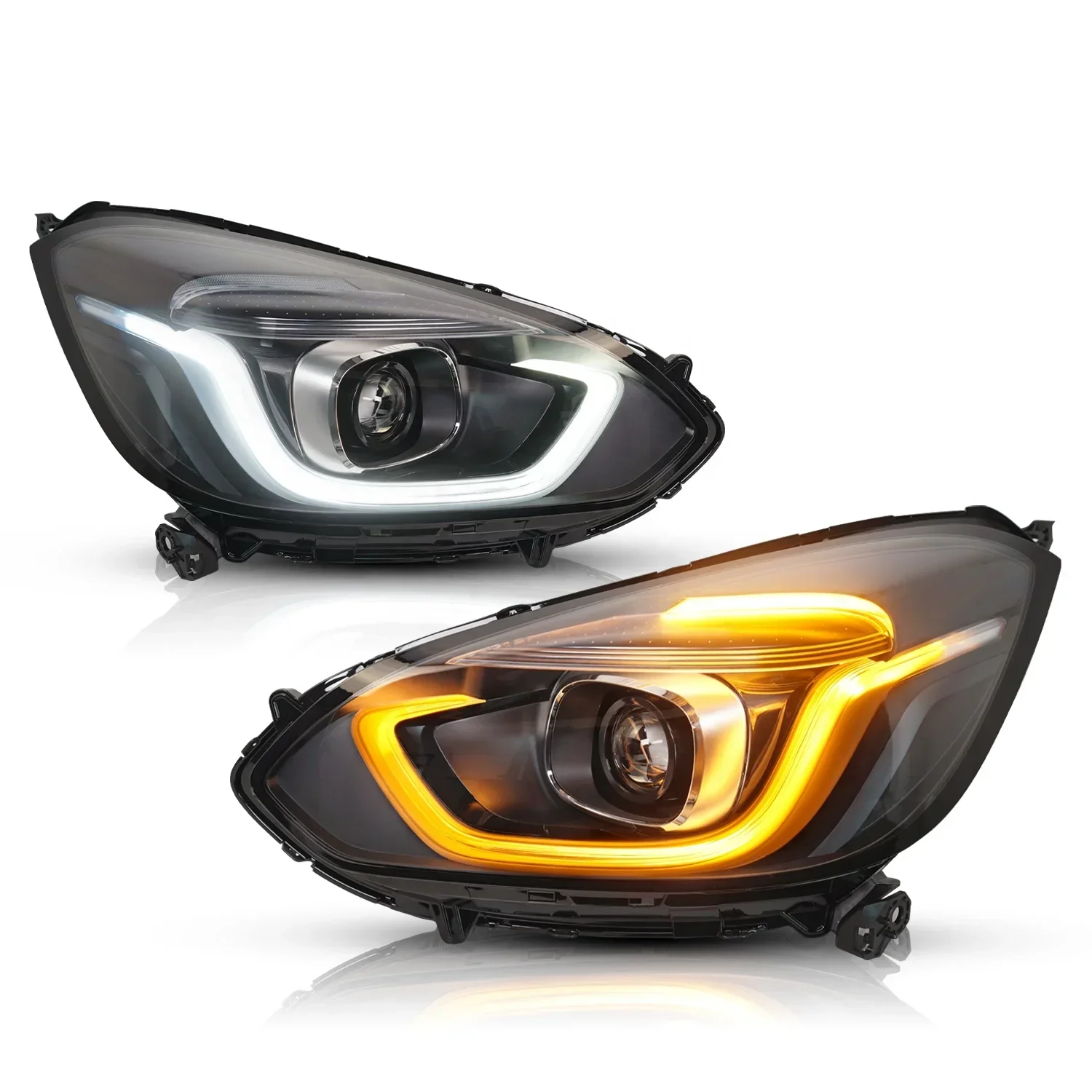 

Apollo Archaic Factory Led Headlight With Start Blue To White DRL High Beam Low Beam For Fit/Jazz 2020-Up Car Front Lamp