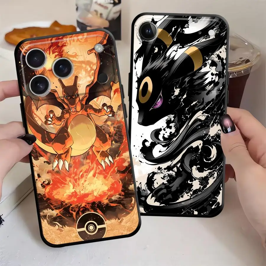 

Case for iPhone 14 12 17 16 Pro Max 17Air 13 Mini 11 7 8 SE 15 Plus X XS XR Soft Back Phone Cover Japanese Pikachu Cool