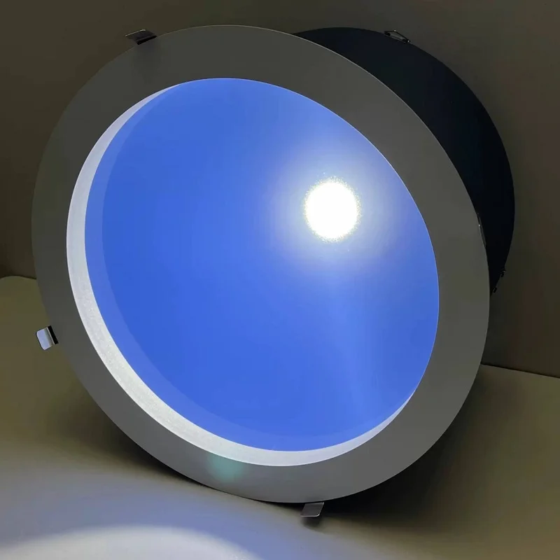 Smart Home Zigbee Tuya LED Downlight Skylight for Kitchen Bathroom - Simulate Real Sunlight Ceiling Spotlight for Home Decor