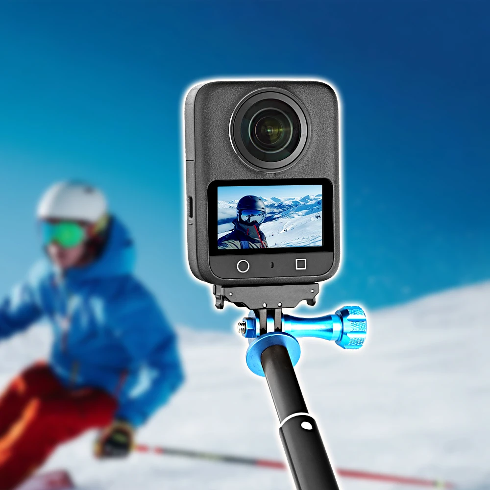 

For DJI Osmo 360 Camera Extension Mount, Magnetic Camera Mount Base with 1/4 Inch Screw Hole Quick Release & Foldable