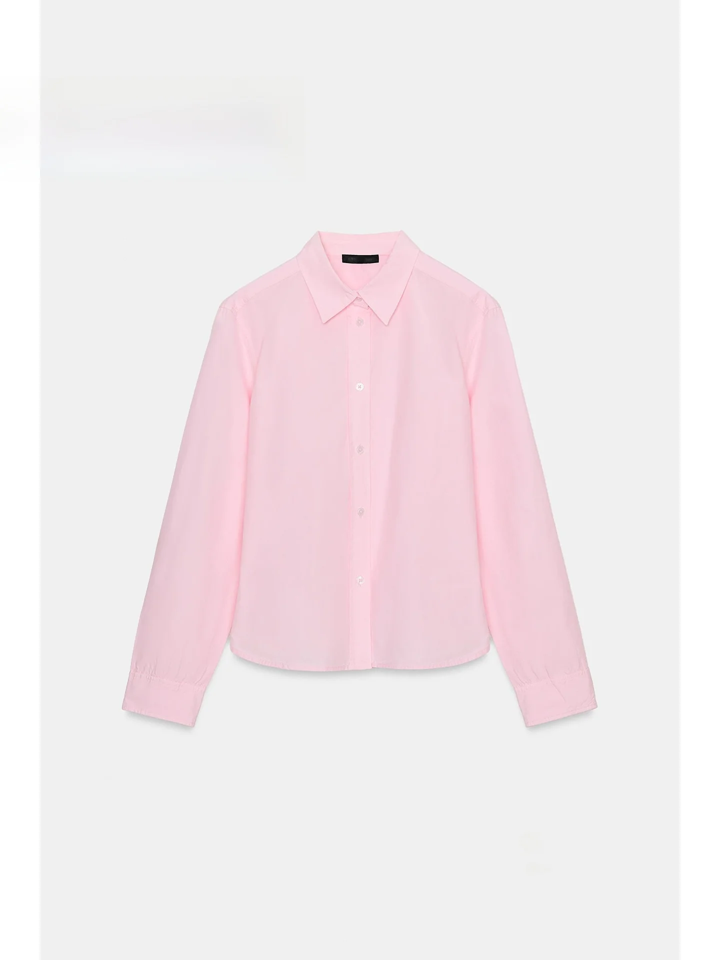 

Summer 2026 Sweet Girl Gentle Style Long Sleeve Turn-down Collar Simple Silk Shirt Women Commute Versatile 4772025 Loose Fit ...