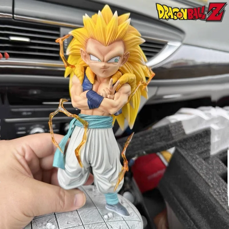 Figuras de Gotenks de Dragon Ball Z, figuras de Anime de Super Saiyan Gotenks, modelo de estatua, muñeca de decoración, juguetes para niños, regalos calientes