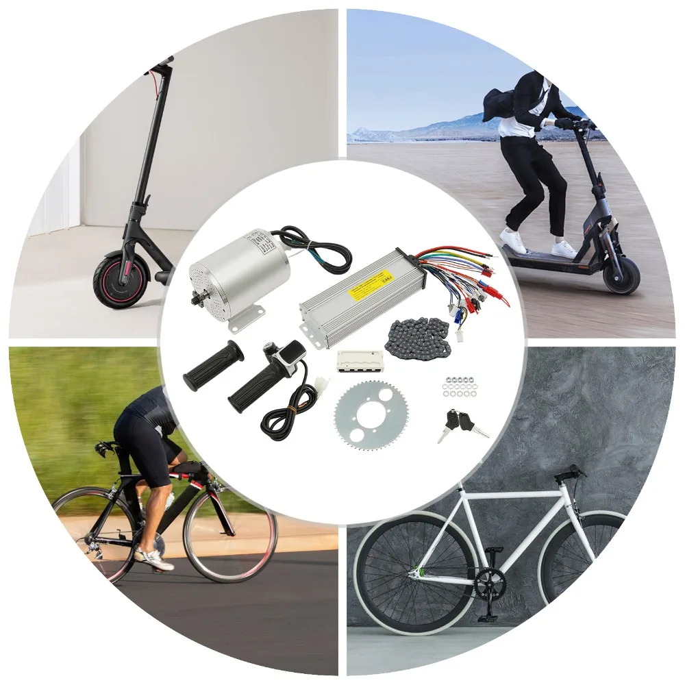 

Brushless Electric Motor Kit 48V2000W Electric Scooter Motor High Power Brushless Controller Go Kart Electric Motor Kit