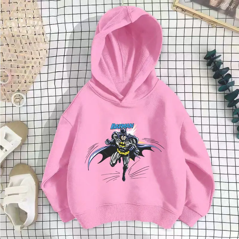 Sudadera con capucha de Los Vengadores de Marvel para niños, ropa de otoño para niños, suéter para bebés, sudaderas largas para niños y niñas de Spiderman, nuevo, 2-14 años