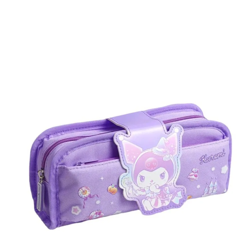 Sanrio High Value Large Capacity Kuromi Cinnamoroll Pencil Case Stationery Box For Students School Supplies Pen Organizer Bag
