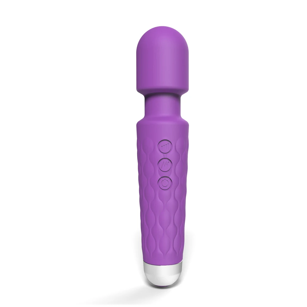 Powerful Wand Vibrator Usb Rechargeable Waterproof Massager_voghion.com