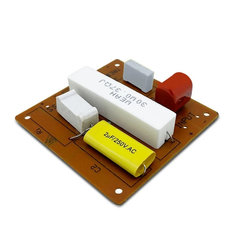 1 шт., 100 Вт, автомобильный динамик, делитель высоких/низких частот, фильтр, 2-полосный динамик, кроссовер K1KF