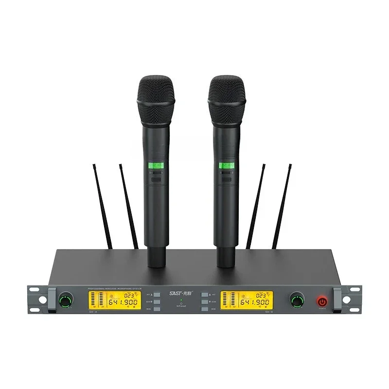 

500M Receiving True Diversity Wireless Microphone Handheld Home Microphone KTV Professional Singing Microphone