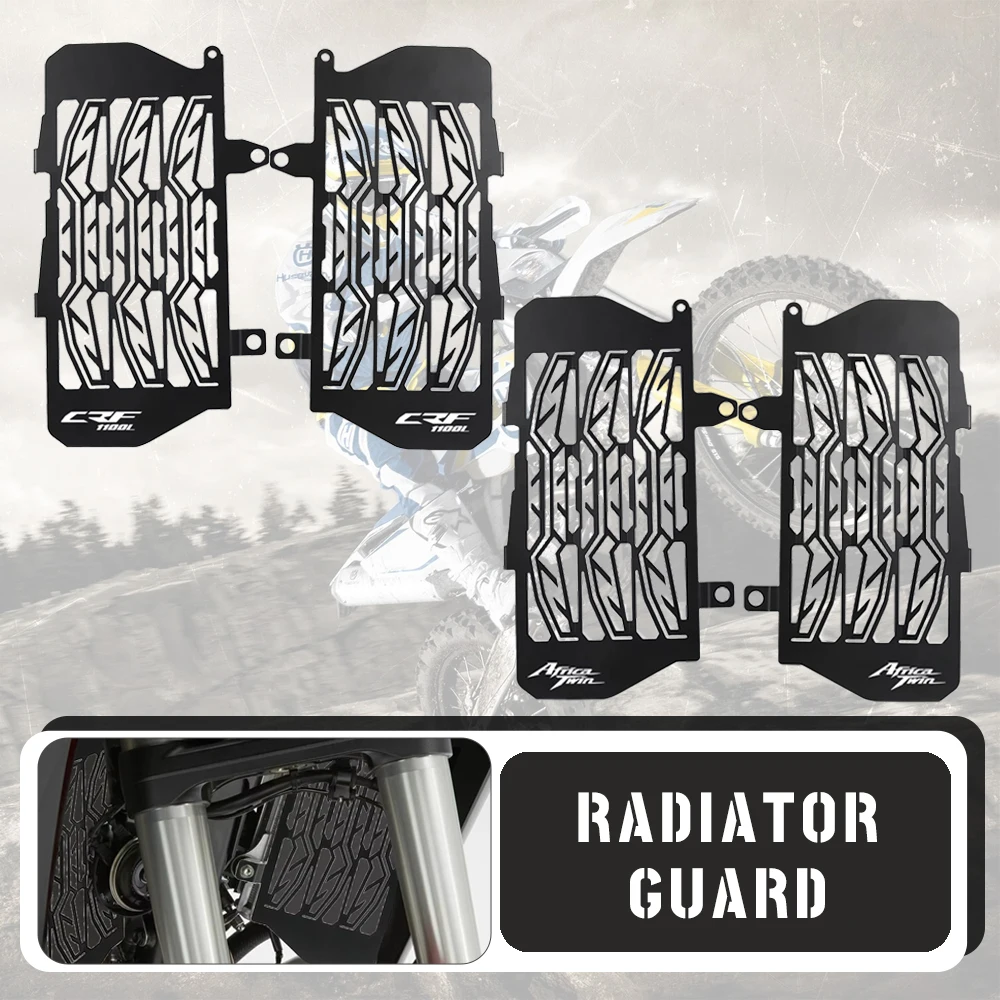 

Решетка радиатора мотоцикла, защита масляного радиатора для Honda CRF1100L CRF 1100L 1100 L Africa Twin 2020 2021 2022 2023