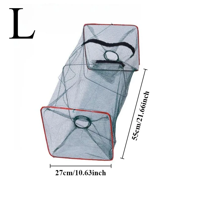 1pc S/L Premium Faltbare Fisch Falle Outdoor Enthusiasten Angelgerät Tragbare Cast Net Fisch Käfig für Krabben garnelen Krebse