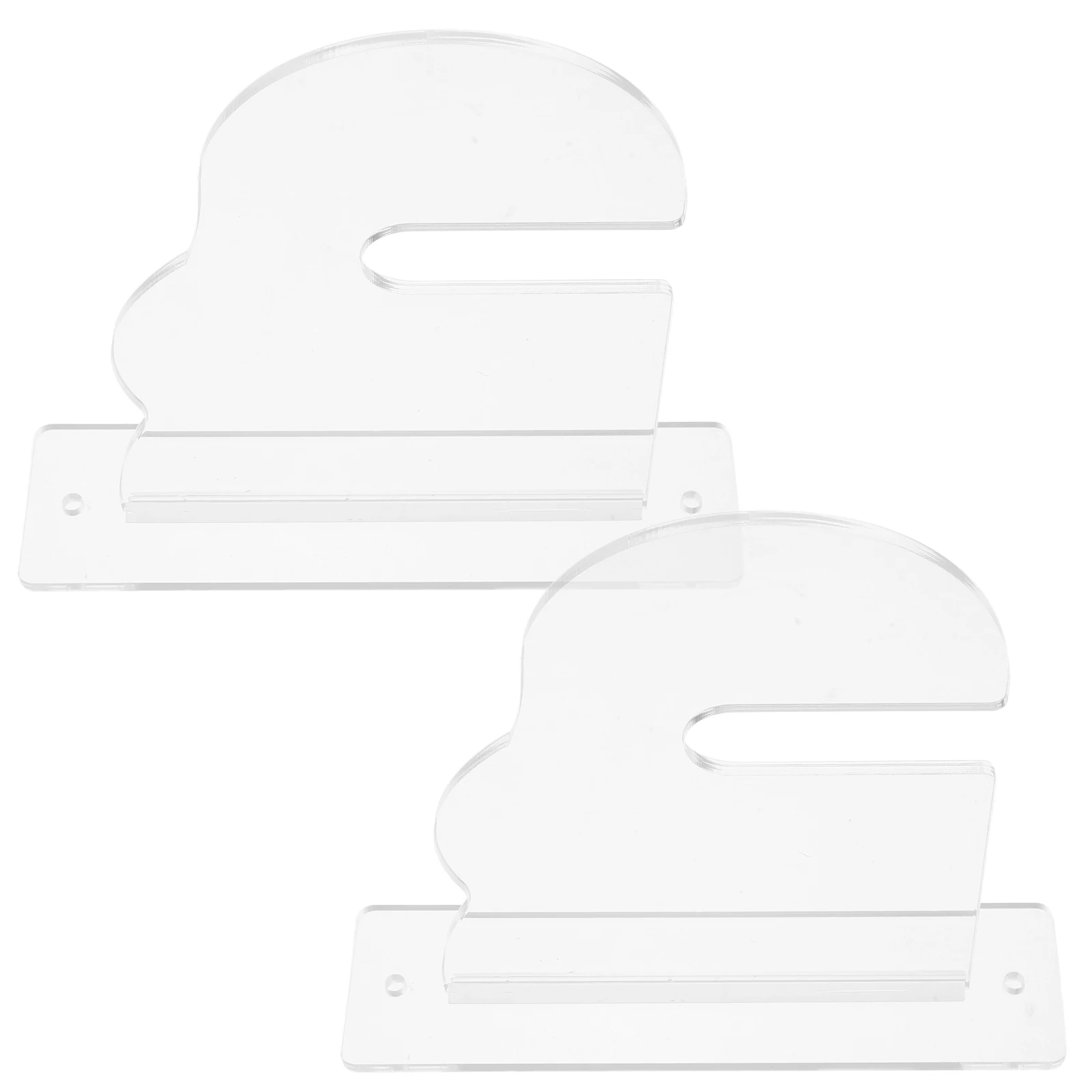 

2pcs Skateboard Horizontal Rack Acrylic Skateboard Wall Storage Holder Acrylic Wall Storage Snowboard Mount Display Holder