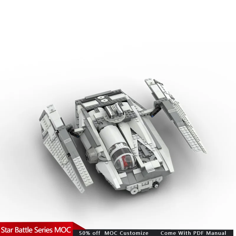 

597 шт. Star Fighting Mando's Fondor Haulcraft - 75292 альтернатива MOC индивидуальный модульный строительный блок DIY игрушка Рождественский подарок