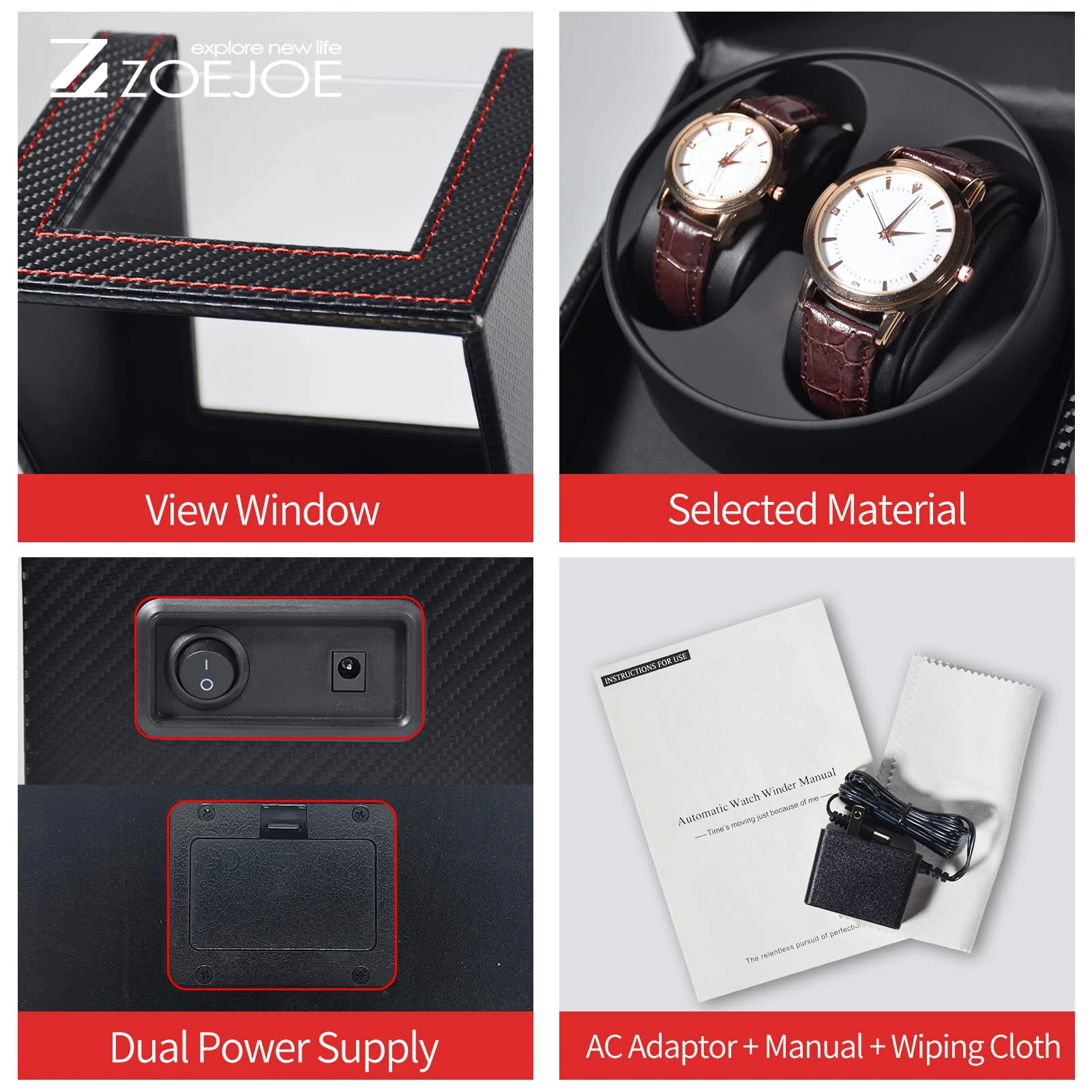 صندوق تدوير الساعات الأوتوماتي - مراجعة Watch Winder Single وسعره