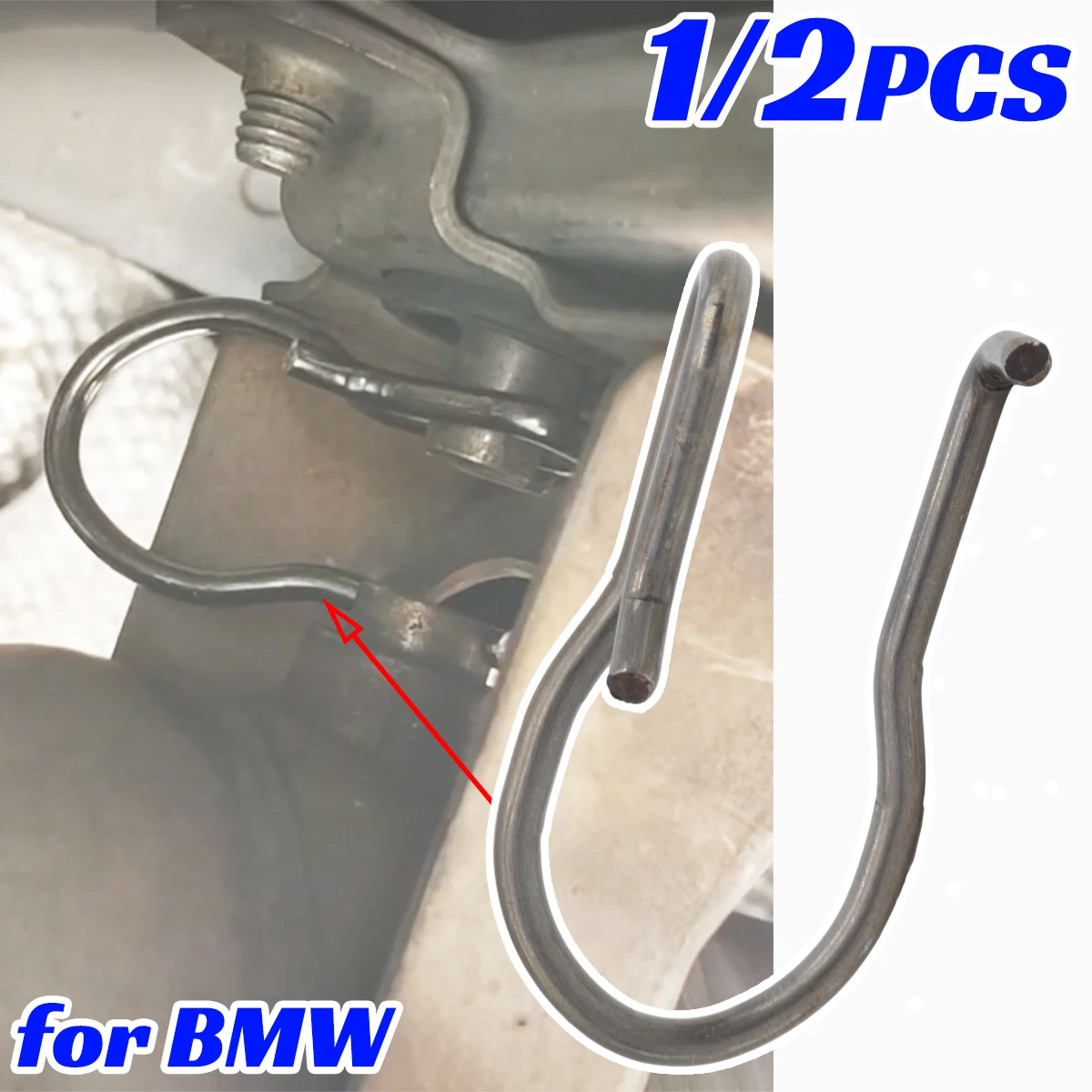 

Electronic Exhaust Actuator Flap Valve Spring for BMW 3/5/4 SERIES G20/G30/G31/F90 M5 X5/X7/Z4 Clip Rattling Noise Fix Bow Parts