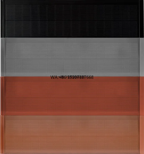 Solar Building Integrated Photovoltaic Roof Tiles Flat 80W 90W 100w 140W Customized BIPV Solar Panels Building Solutions