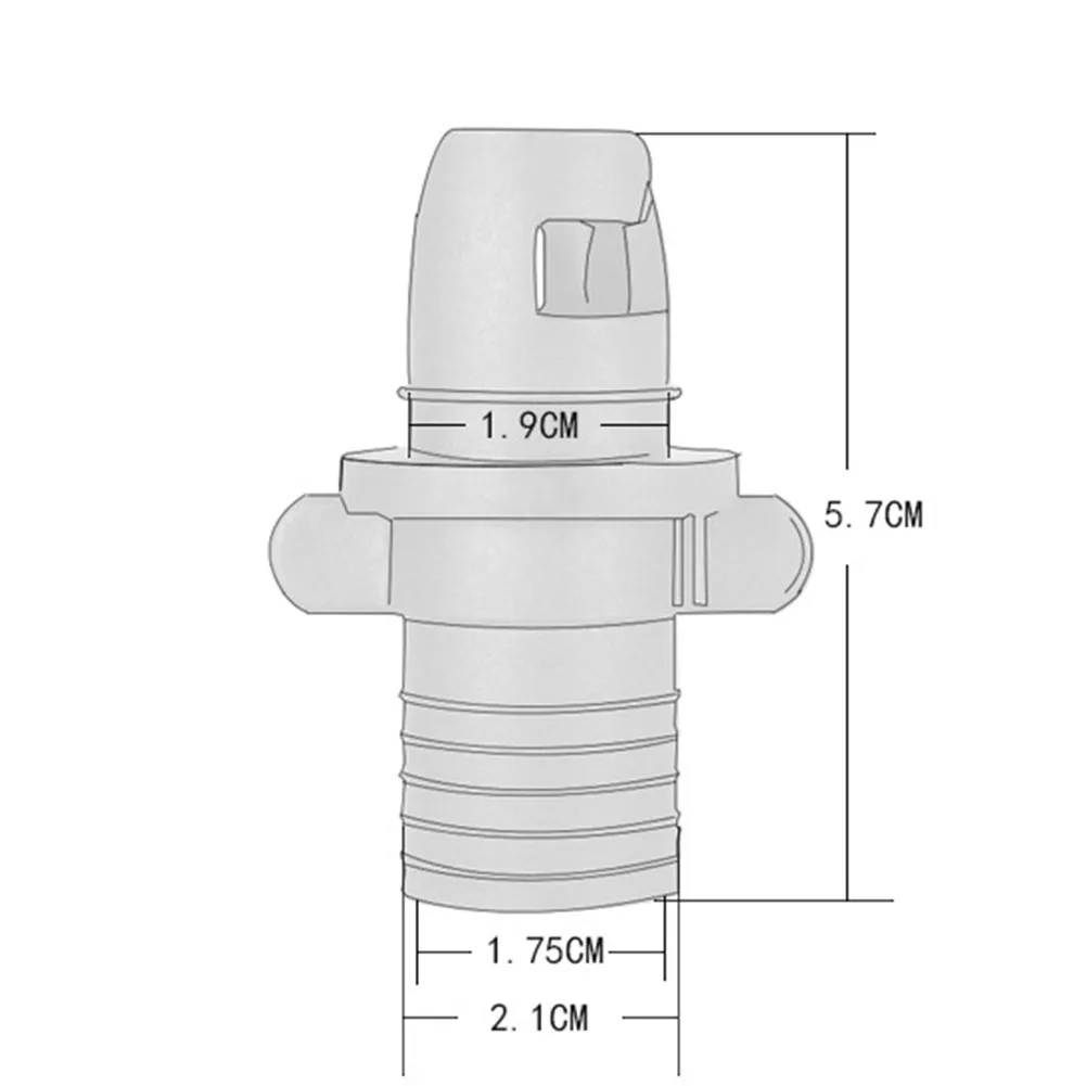 Válvula de ar adaptador para inflável Lay Z Spa, Home Hot Tubs, inflado parte do barco, plástico portátil, alta qualidade, 1pc
