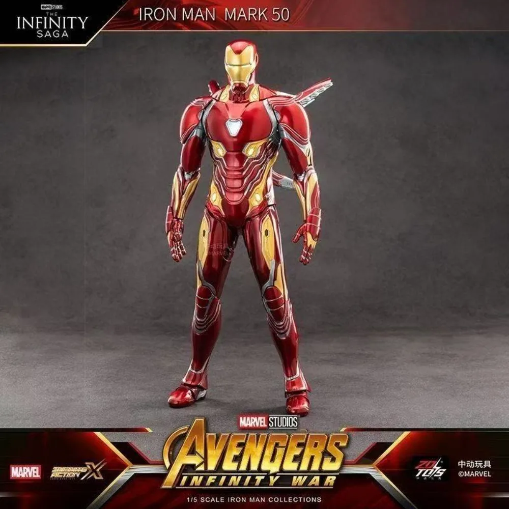 In Stock ZD Toys Iron Man MK50 MK28 Action Figures Tony Stark Mecha Model Movable Anime Avengers Collection Toys Gifts - view 2