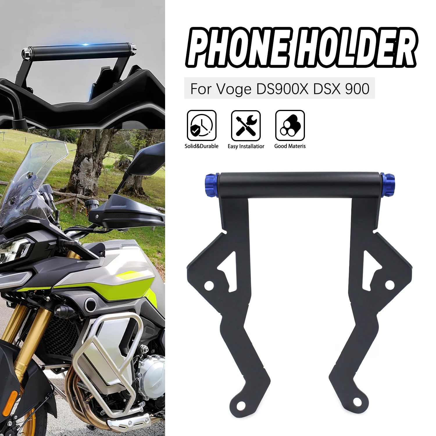 

New FOR Voge DS900X DSX 900 DSX Motorcycle Accessories GPS Phone Holder Stand Navigation Bracket Stand Shock Absorber Stand