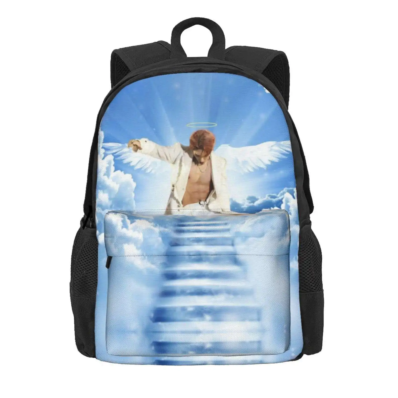 Mingi Holy Middies Hot Sale Schoolbag Backpack Fashion Bags Middies Shirtless Mingi Abs Song Mingi Ateez Hongjoong Jongho Yunho