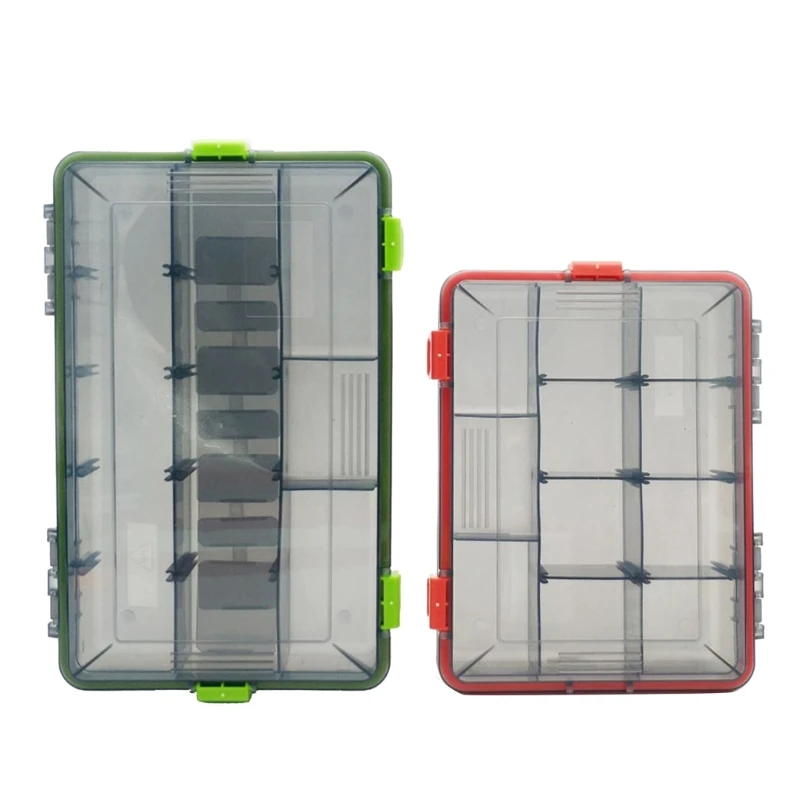 

Fishing Tackle with Adjustable Dividers Waterproof Tackle Dividers Box