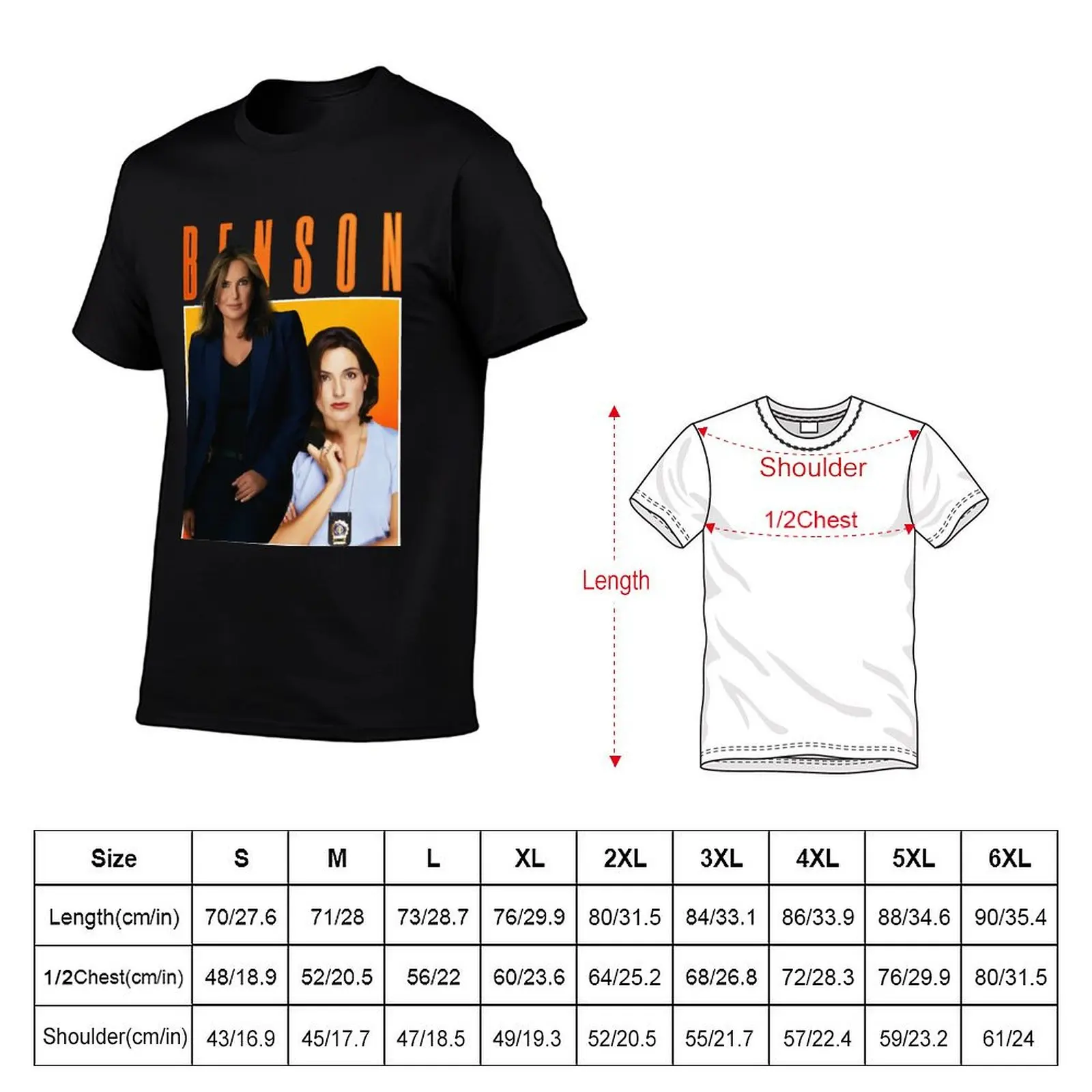 هدية عيد ميلاد أوليفيا بنسون ماريسكا هارجيتاي لافاندامب؛ طلب Svu T رهيبة لمحبي الأفلام تي شيرت