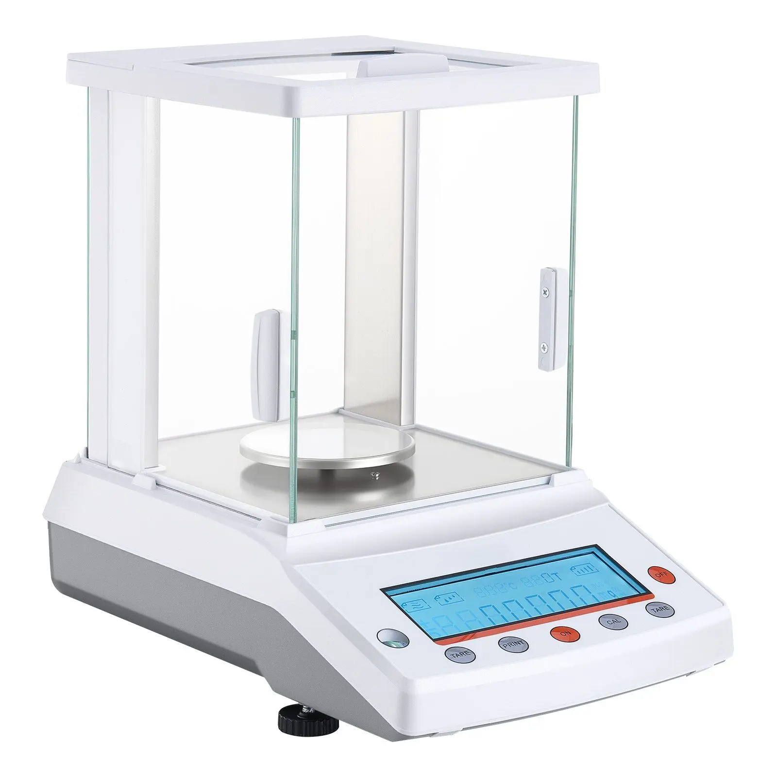 High-precision 120g X 0.1mg digital electronic analytical balance laboratory scale for jewelry, 4-unit system (g/oz/ct/mg), mode