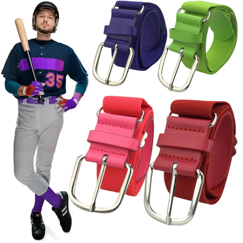

Adjustable Elastic Outdoor Sports Belt for Men, High-Quality Alloy Baseball and Softball Belt