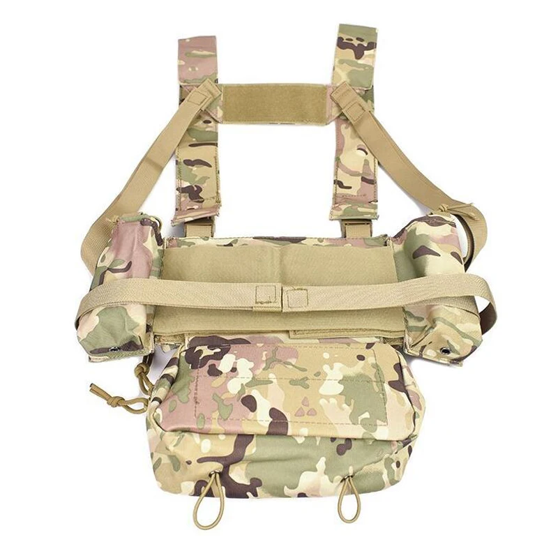 Imagem -04 - Colete Tático Multiuso Masculino Jaqueta de Combate com Bolsa Molle Equipamento de Peito Mk3 Patrol cs e Wargame Leve Caça