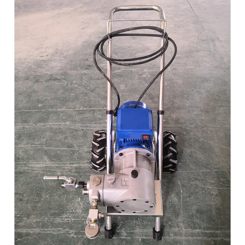 Automatic high pressure airless latex paint putty spraying machine, milling machine