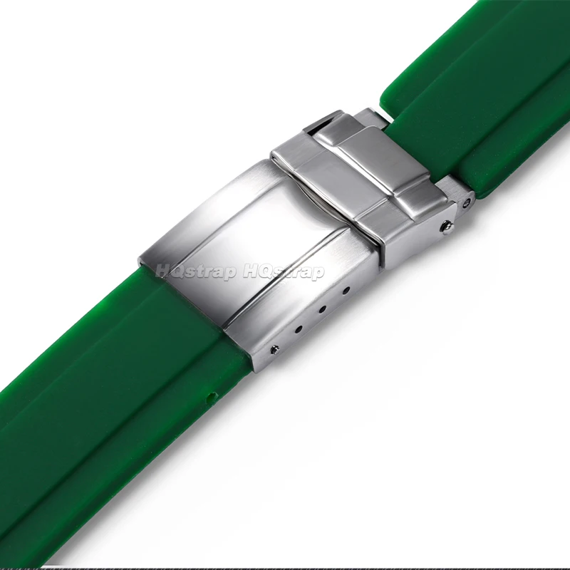 20mm Silicone Watch Strap Rubber Watchbands for Rolex Bracelet Waterproof Sport Wristband for Seiko Universal Replacement Belt