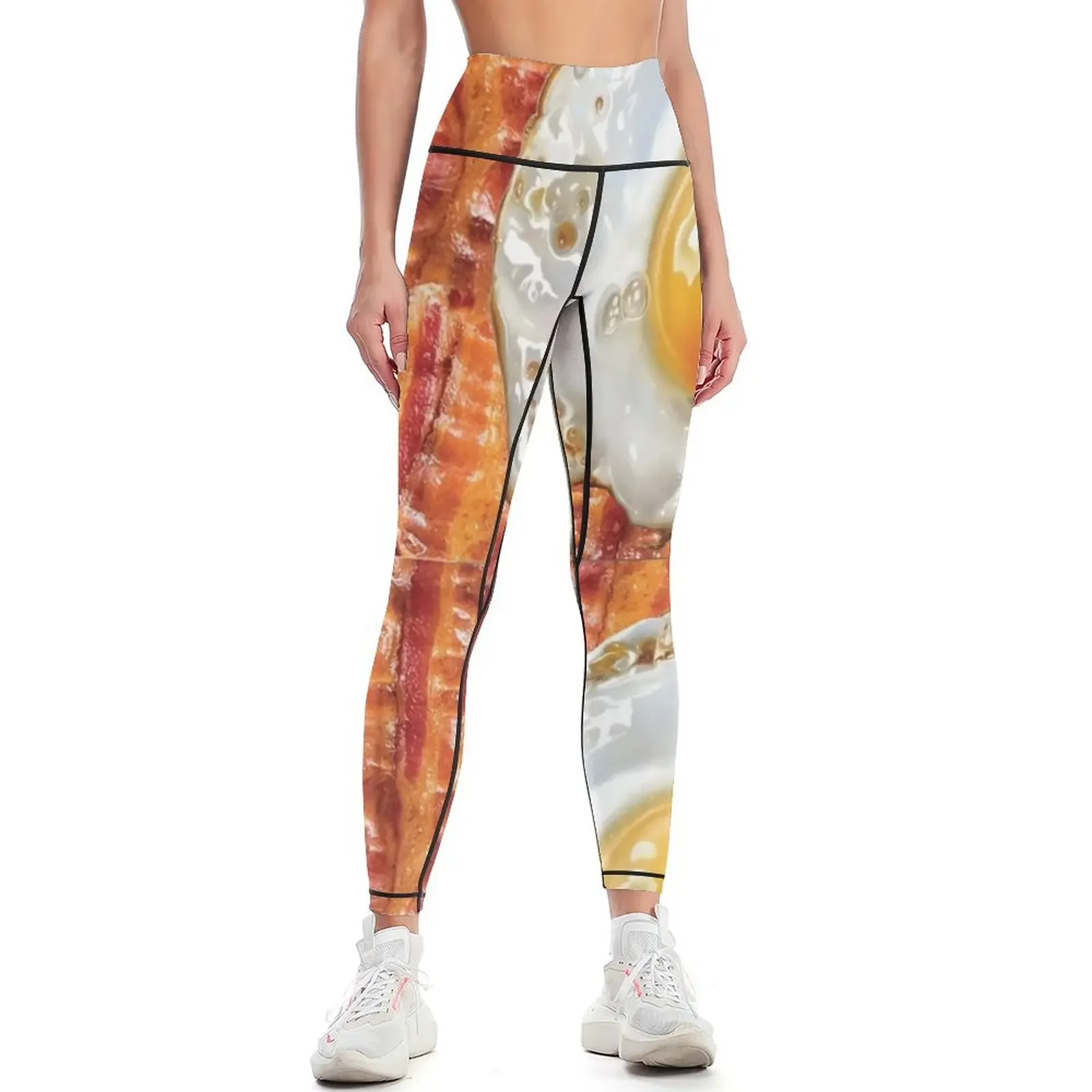 

Bacon & Eggs Leggings for girls Training pants sports for push up leggins push up woman Womens Leggings