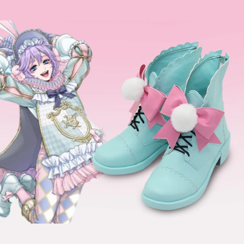 

Game Twisted Wonderland Epel Cosplay Rose Kingdom White Rabbit Festival Cute shoes Halloween Customize