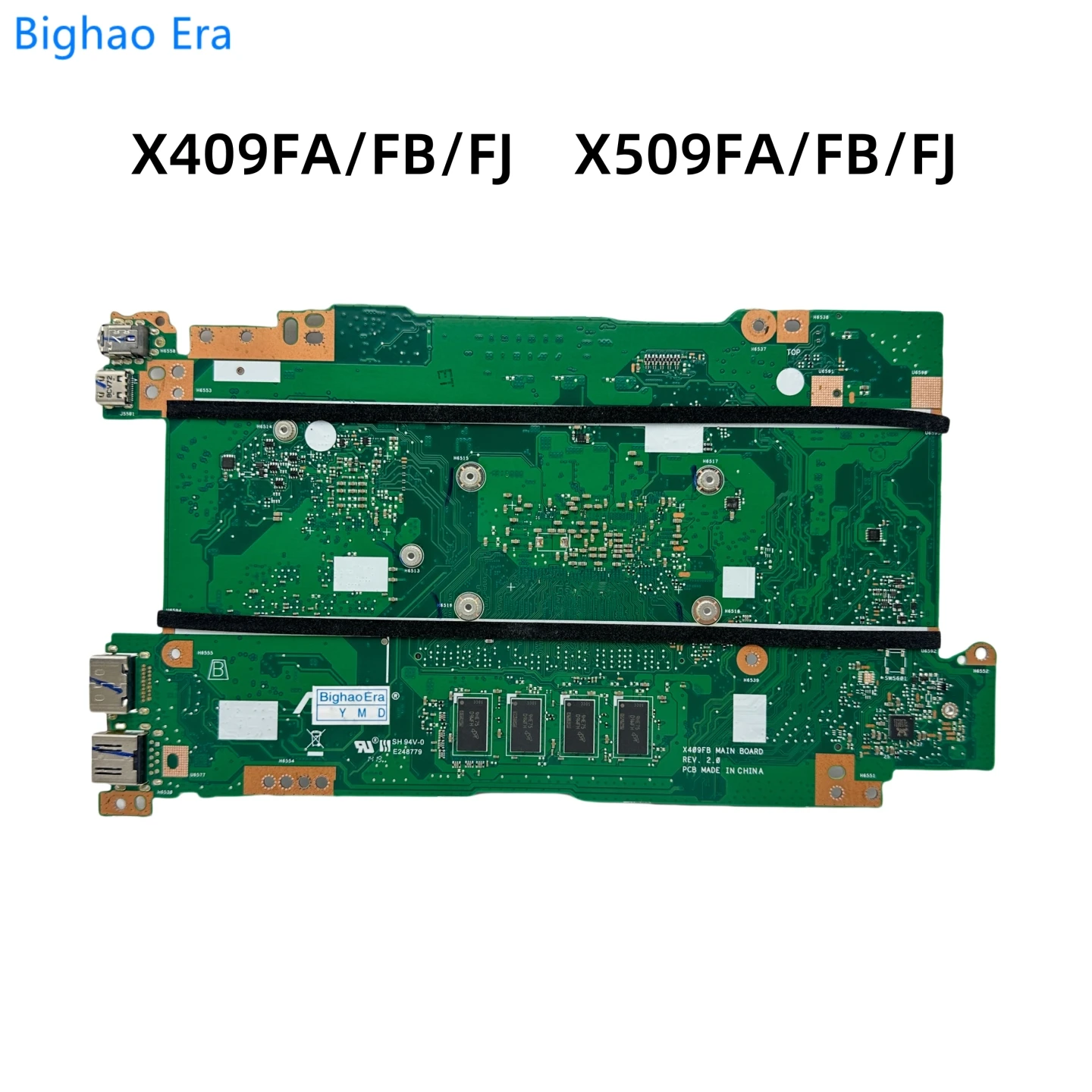 X409FB MAIN BOARD For Asus X409FA X509FA X509FB X509FL X509FJ Laptop Motherboard With i3-8145U i5-8265U i7-8565U CPU UMA 4GB-RAM