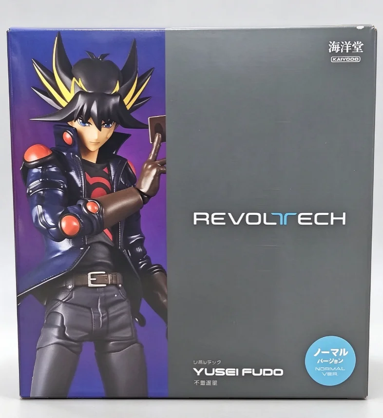 In Stock Kaiyodo Revolving Technology Series Yu-Gi-Oh! Yusei Fudo Trendy Toy Figurine Model Collection Gift