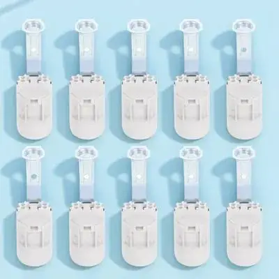 

10 pcs Candelabra Socket Replacement Plastic Light Bulb Holder Screw Thread for Table Wall Lamps Bedroom Kitchen Decoration DIY