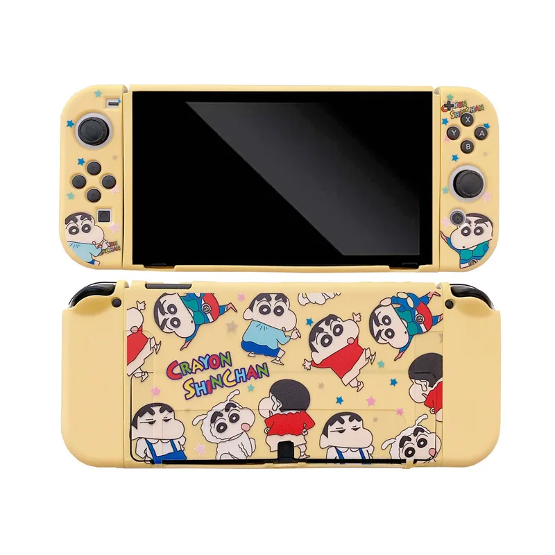 クレヨンしんちゃん漫画スイッチケースニンテンドースイッチ Ns OLED アニメ保護ソフトカバー Joy-Con コントローラアクセサリーギフト