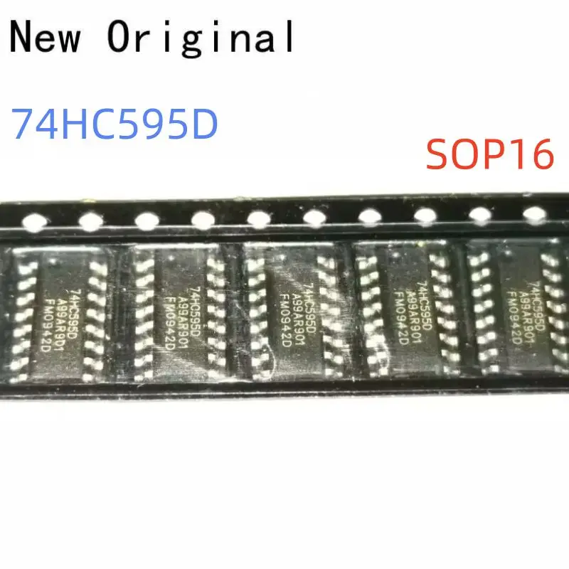 

74Hc595D Sop16 New and Original 8-Bit Serial-In/Serial or Parallel-Out Shift Register with Output Latches; 3-State