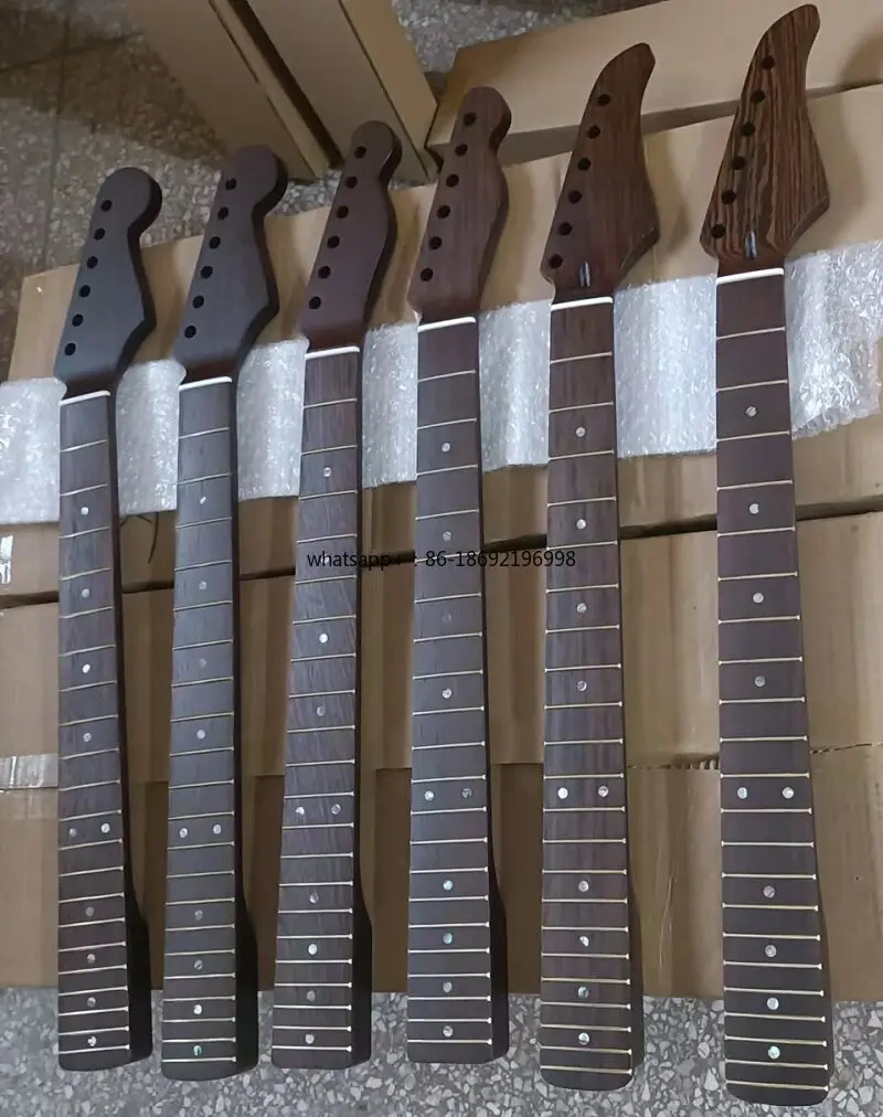 21 Pcs Chicken Wing Wood Electric Guitar Neck Handle 6 String Guitar Instrument Modified DIY Accessories Suhr Neck 22 Pcs