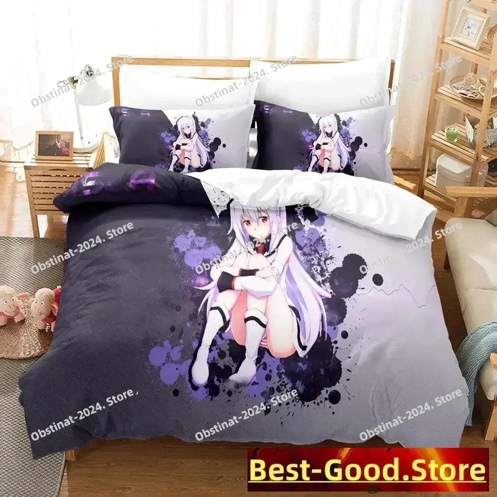 2023 PLASTIC MEMORIES Bedding Set Printed Bed Set With Pillowcase Bed Duvet Cover Soft Single Double For Queen Super King Size