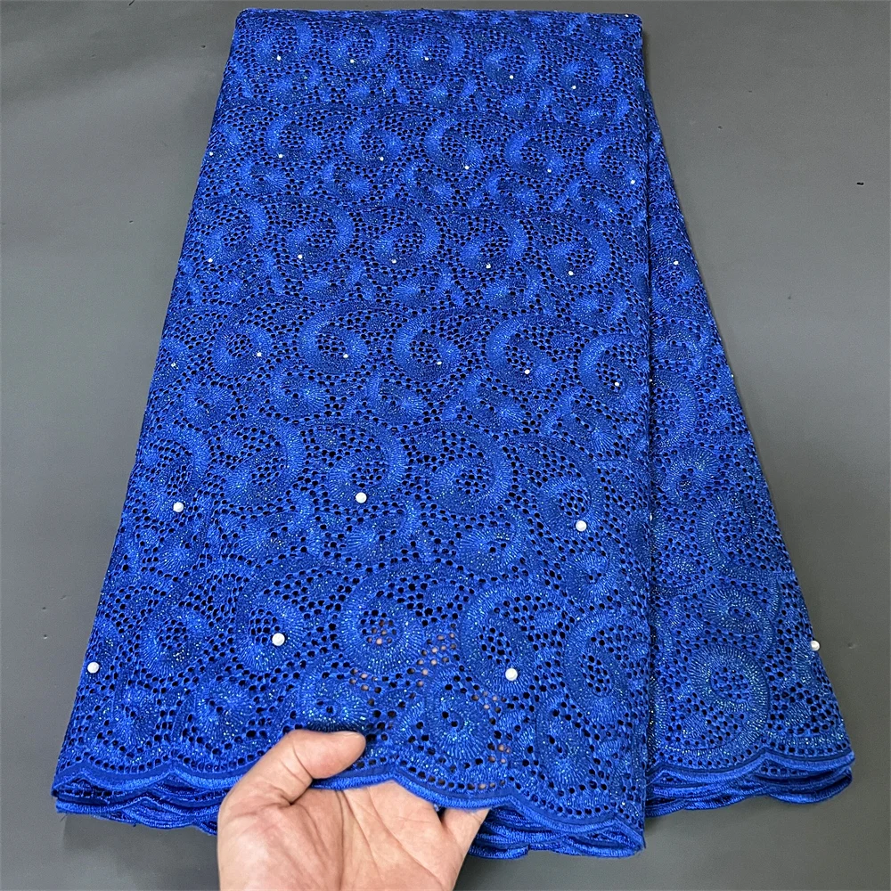 Swiss Voile Satin Polyester Church Material, African Lace Fabric, Nigerian Gambia Woman, Latest, High Quality, PS0005, 2023