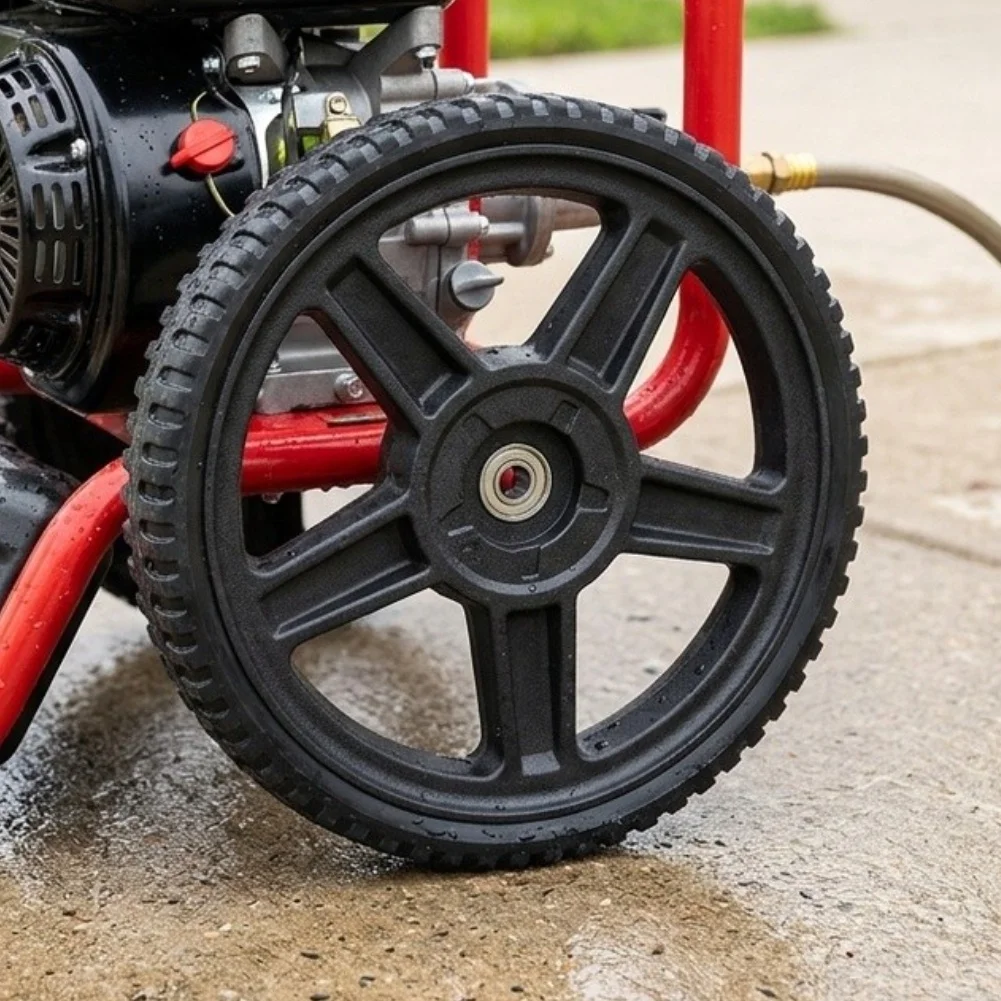 Diameter 12 Inches 12 Inch Replacement Wheel High Pressure Washer Tire Excellent Stability Mobility Efficient Center Hole Design