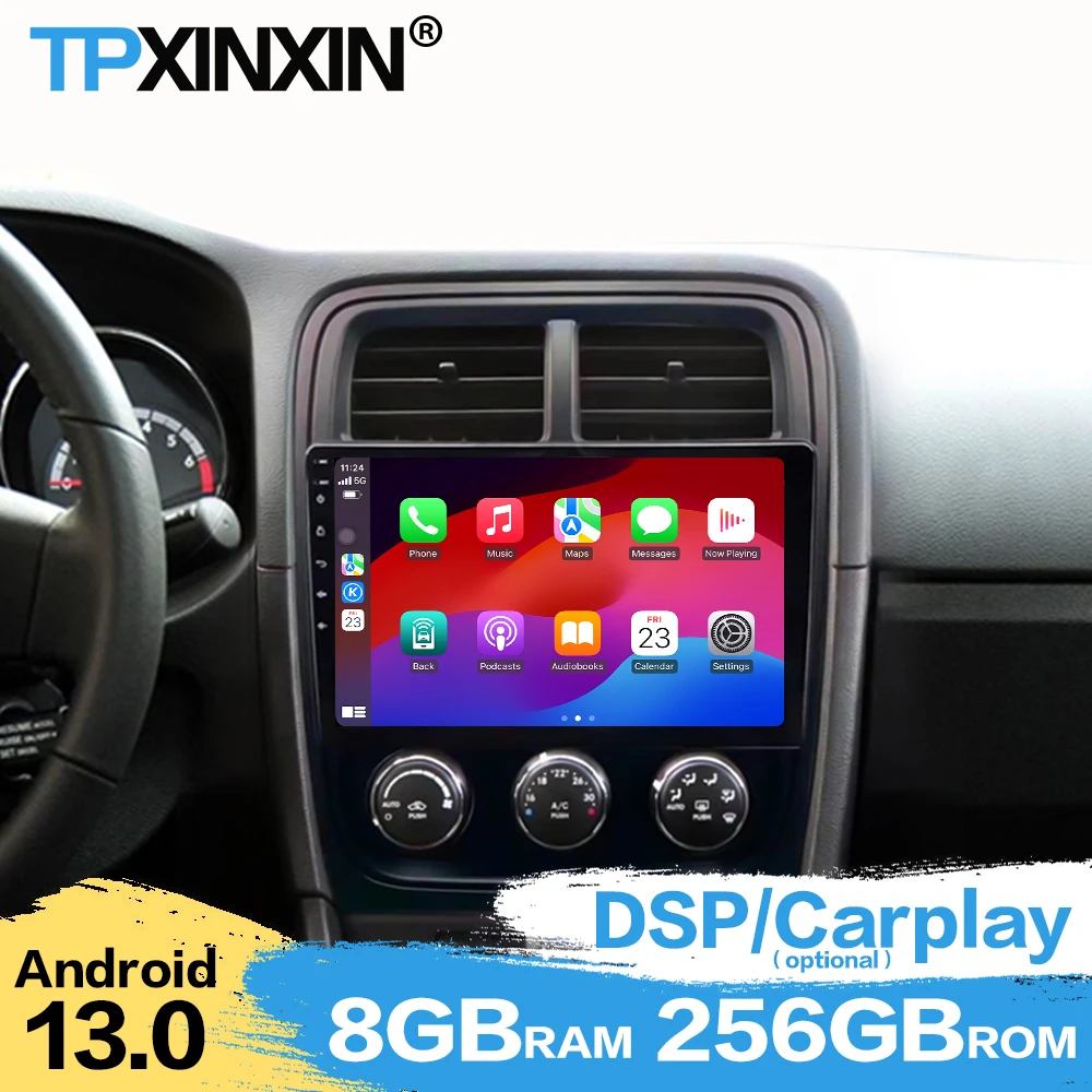 9 Inch For Dodge Caliber 2010~2012 Car Radio Android Carplay Touch Screen Receiver GPS Navigation Multimedia IPS Head Unit