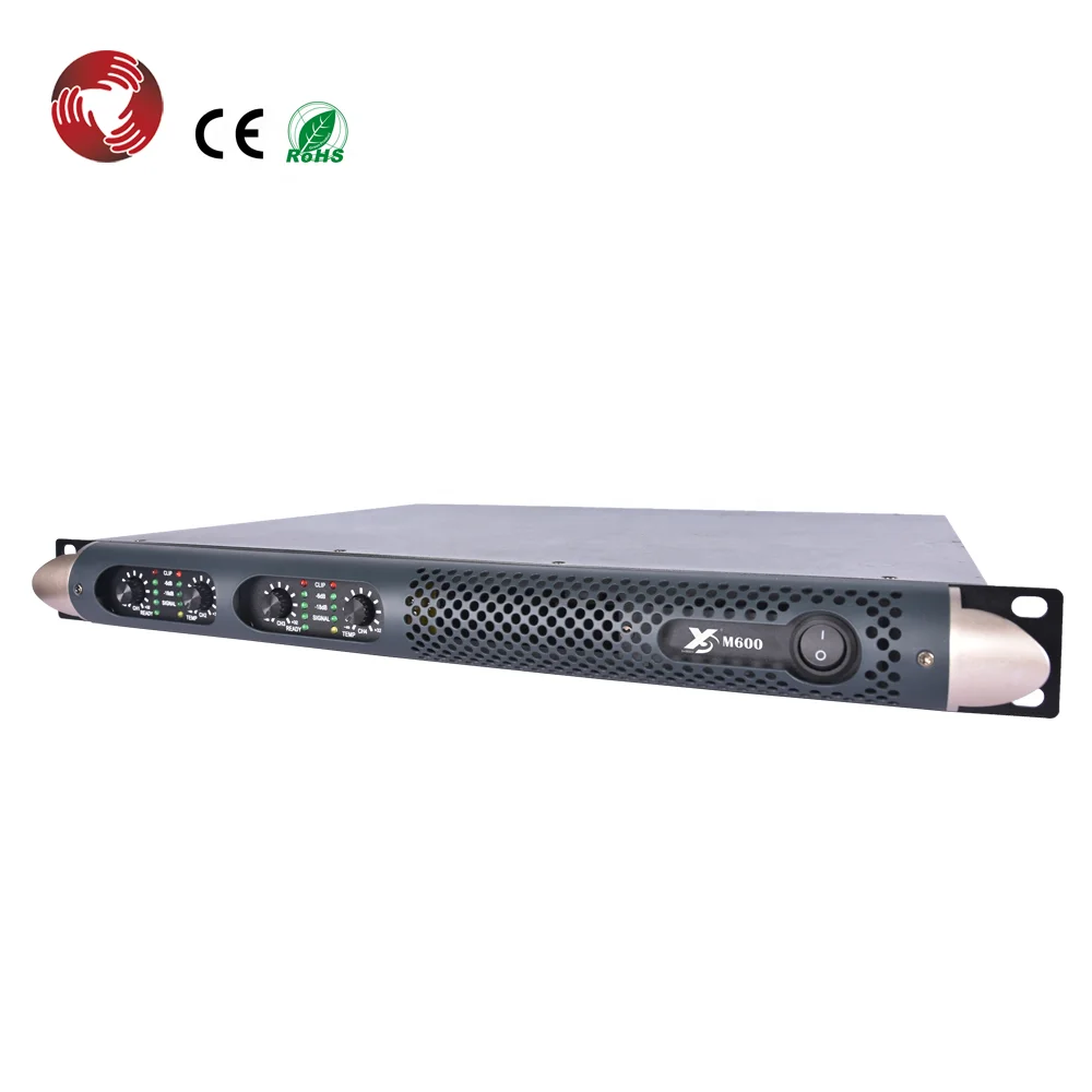 AMPLIFICADOR DE POTENCIA de audio profesional, sonido de 4 canales, tamaño 1U, Clase d, M350