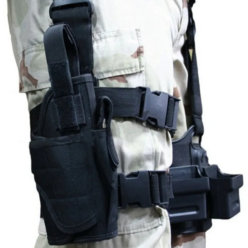 Universele Linker Rechter Pistool Holster Tornado Drop Been Dij Holsters Jagen Airsoft Glock Handgeweer Houder Tas Riem