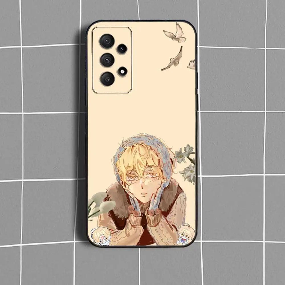 Funda de teléfono Alien S-Stage L-Luka para Samsung Galaxy A73,31,32,72,41,53,52,71,22,5G,Note,J7,8,9 funda negra suave