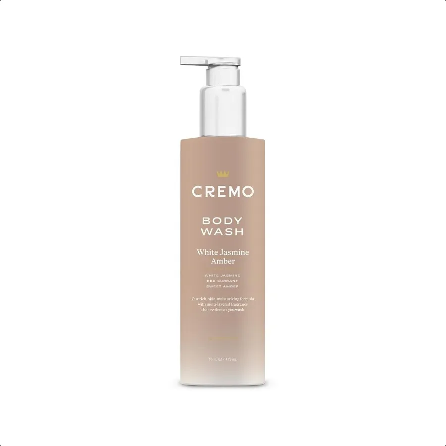 

White Jasmine Amber Skin Moisturizing Body Wash for Women Notes of White Jasmine Red Currant and Sweet Amber 16 Fl Oz