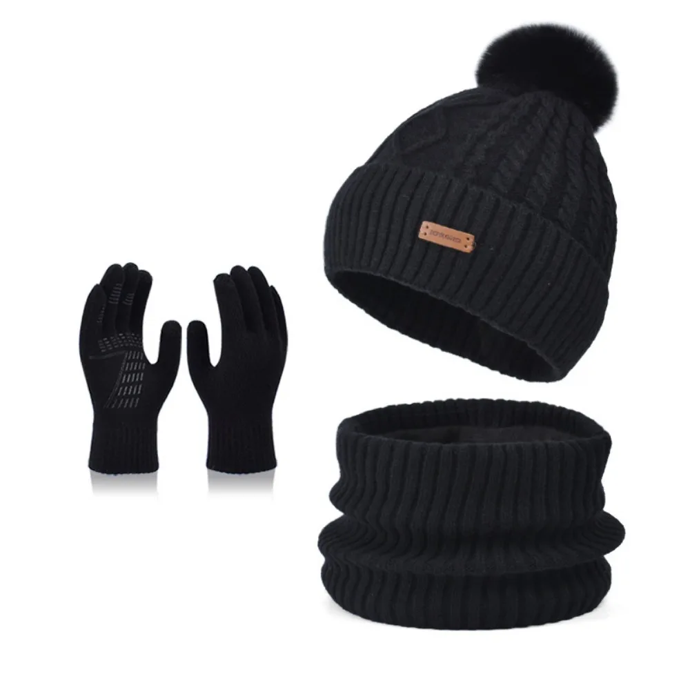 3pcs-solid-color-hat-scarf-gloves-set-warm-thicken-thermal-knit-cap-fleece-lined-neck-protector-winter-beanie-hat-cold-weather