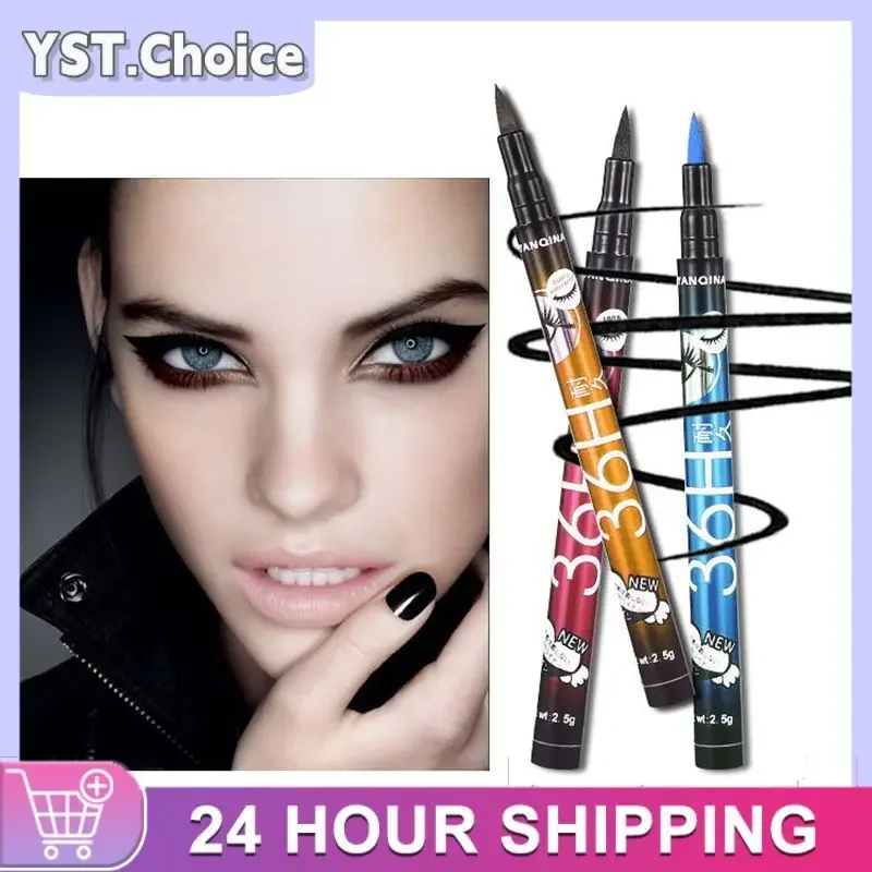 Precision Intense Color Long-lasting Waterproof No Blooming Quick-dry Waterproof Eyeliner Pencil For 36 Hours Makeup Easy To Use