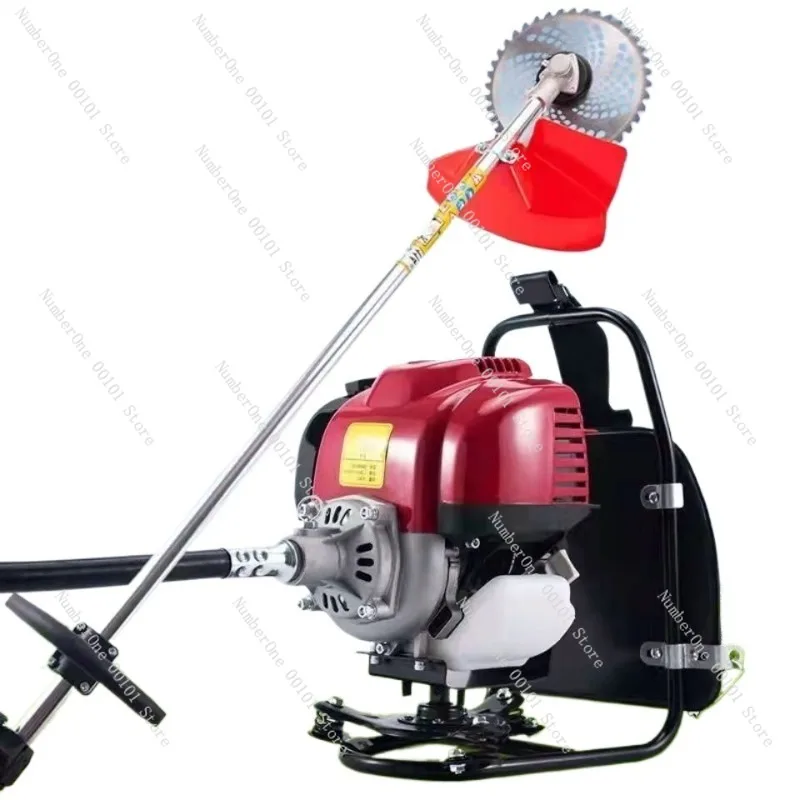 Four-stroke backpack side-mounted lawn mower gx35 engine lawn mower small weed eater